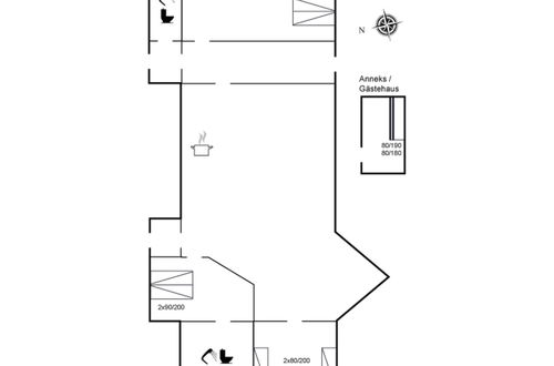 Foto 15 - Casa de 3 quartos em Væggerløse com terraço