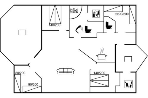 Foto 35 - Casa con 4 camere da letto a Klitmøller con terrazza e sauna