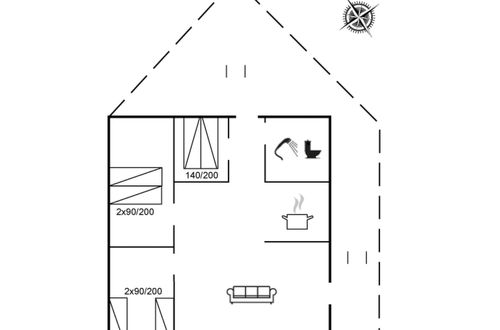 Foto 2 - Casa con 3 camere da letto a Hvide Sande con terrazza e vasca idromassaggio