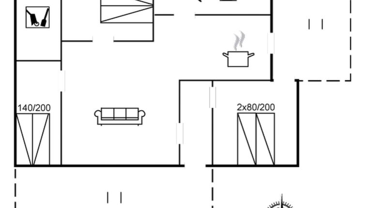 Foto 1 - Casa con 2 camere da letto a Rindby Strand con terrazza