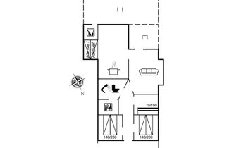 Foto 2 - Casa de 3 quartos em Væggerløse com terraço e sauna