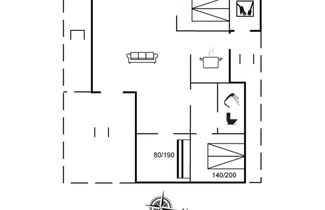 Foto 2 - Casa de 3 quartos em Hvide Sande com terraço
