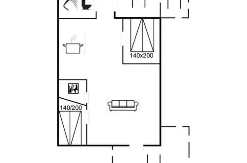 Foto 2 - Casa de 2 quartos em Rømø com sauna