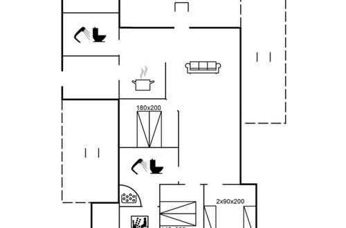 Foto 2 - Casa de 3 quartos em Rømø com terraço e sauna