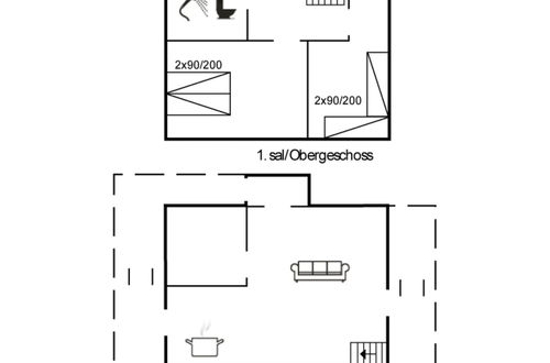 Foto 2 - Appartamento con 2 camere da letto a Rømø