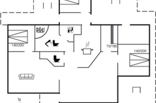 Foto 30 - Casa de 4 quartos em Hvide Sande com terraço e sauna