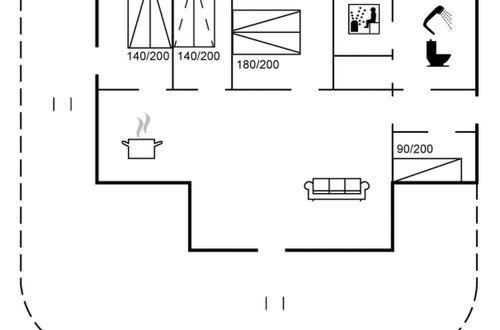 Foto 2 - Casa de 4 quartos em Sydals com terraço e sauna