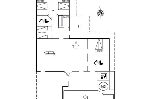 Photo 2 - Maison de 5 chambres à Blåvand avec piscine privée et terrasse