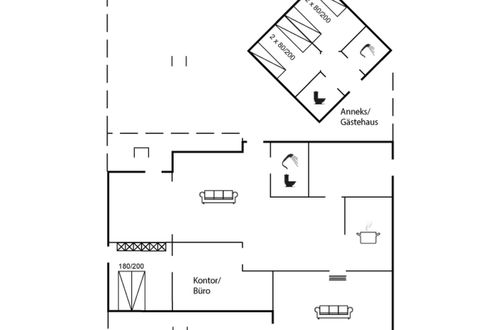 Foto 2 - Casa de 1 quarto em Blokhus com terraço