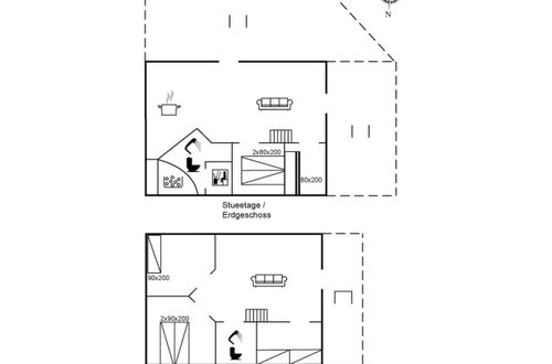 Foto 28 - Casa con 5 camere da letto a Rømø con terrazza e sauna
