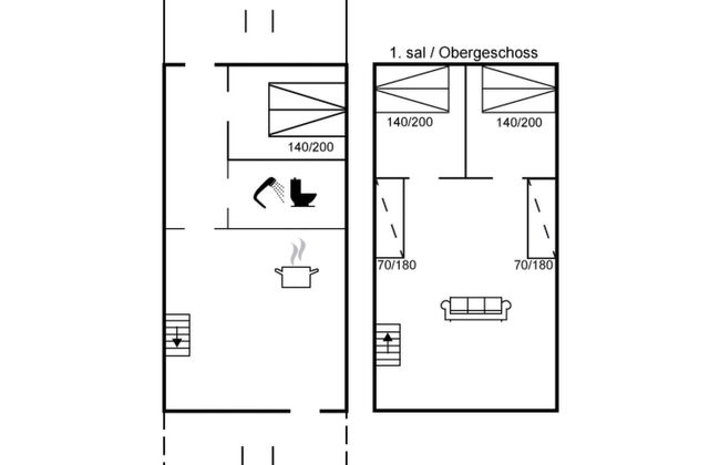 Apartamento de 3 quartos em Rømø com piscina e terraço - Foto 2