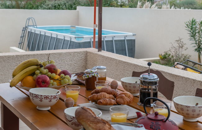 Casa de 3 quartos em Laudun-l'Ardoise com piscina privada e jardim - Foto 17