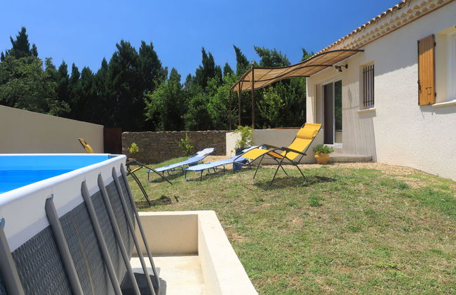 Casa de 3 quartos em Laudun-l'Ardoise com piscina privada e jardim - Foto 5