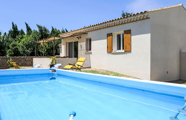 Casa con 3 camere da letto a Laudun-l'Ardoise con piscina privata e giardino - Foto 1