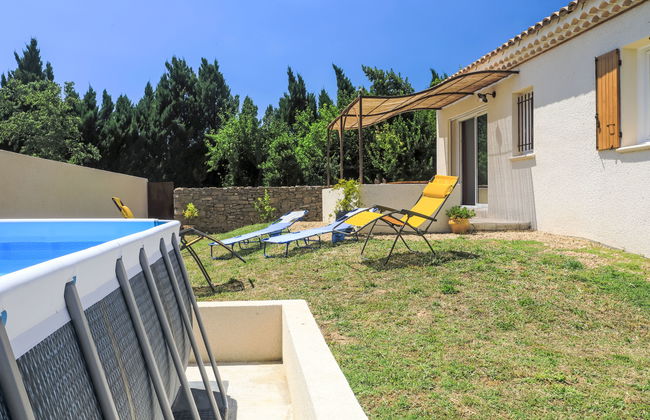 Casa de 3 quartos em Laudun-l'Ardoise com piscina privada e jardim - Foto 20