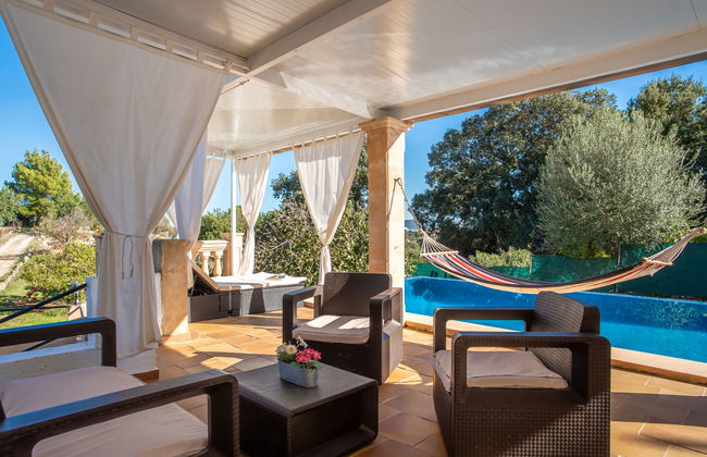 Casa de 3 quartos em Selva com piscina privada e jardim - Foto 22