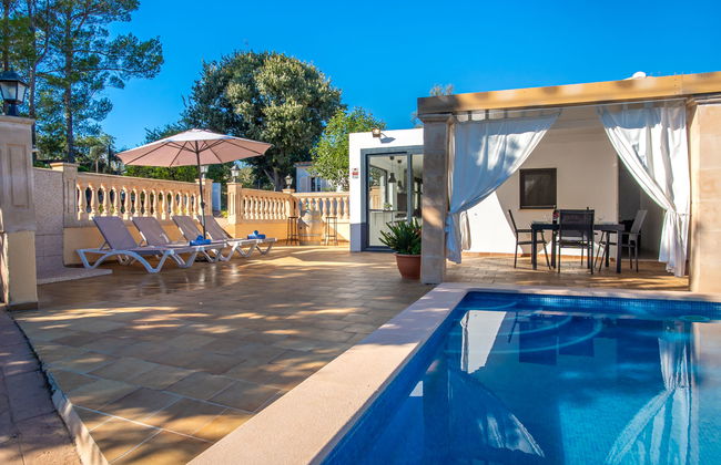 Casa de 3 quartos em Selva com piscina privada e jardim - Foto 25