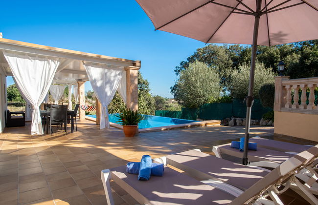 Casa de 3 quartos em Selva com piscina privada e jardim - Foto 24