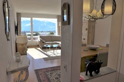 Foto 6 - Apartamento de 1 habitación en Crans-Montana con piscina y terraza