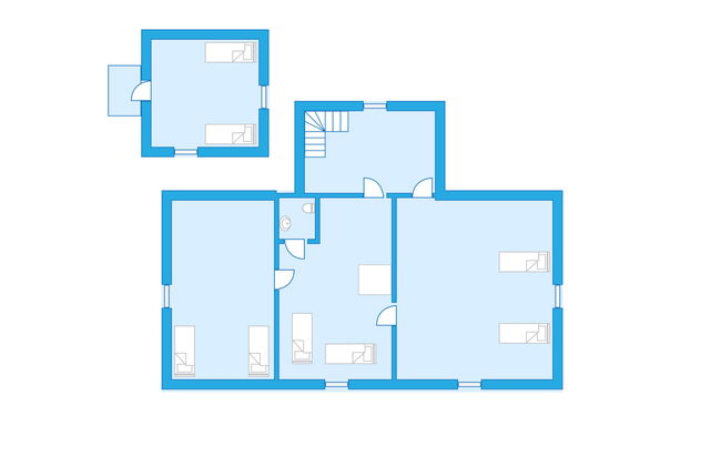 Haus mit 5 Schlafzimmern in Totebo mit garten und terrasse - Foto 25