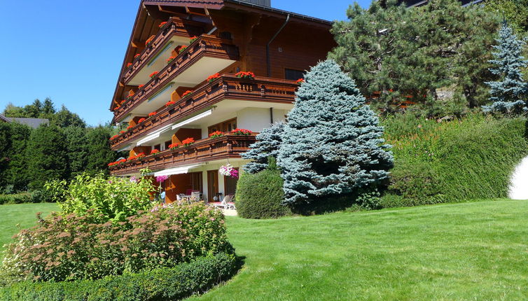 Foto 1 - Apartamento de 2 habitaciones en Crans-Montana con jardín y vistas a la montaña