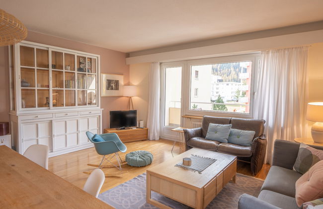 Apartment mit 3 Schlafzimmern in Sankt Moritz mit garten - Foto 8