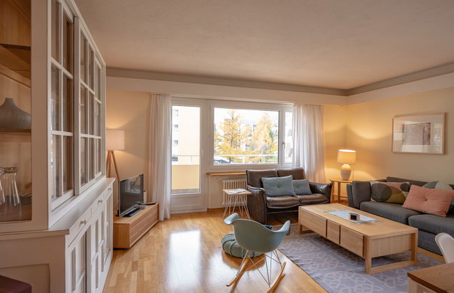 Apartment mit 3 Schlafzimmern in Sankt Moritz mit garten - Foto 10