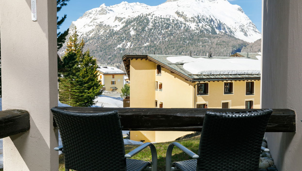 Apartment mit 2 Schlafzimmern in Silvaplana mit terrasse - Foto 1