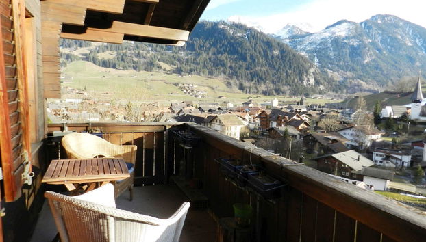 Apartment mit 2 Schlafzimmern in Zweisimmen - Foto 3