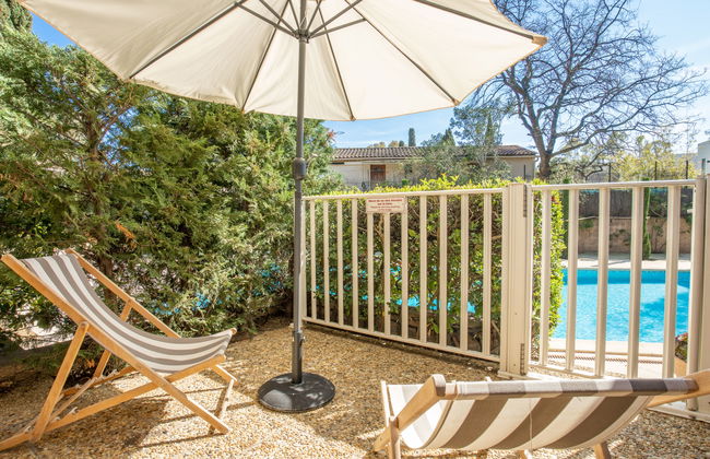 Apartamento de 2 quartos em La Croix-Valmer com piscina e jardim - Foto 21
