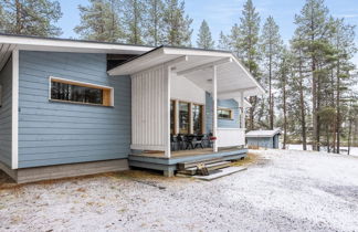 Foto 2 - Casa de 3 habitaciones en Kuusamo con sauna y vistas a la montaña