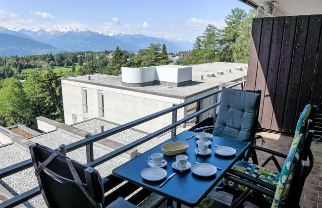 Apartamento de 2 quartos em Crans-Montana com piscina e sauna - Foto 22