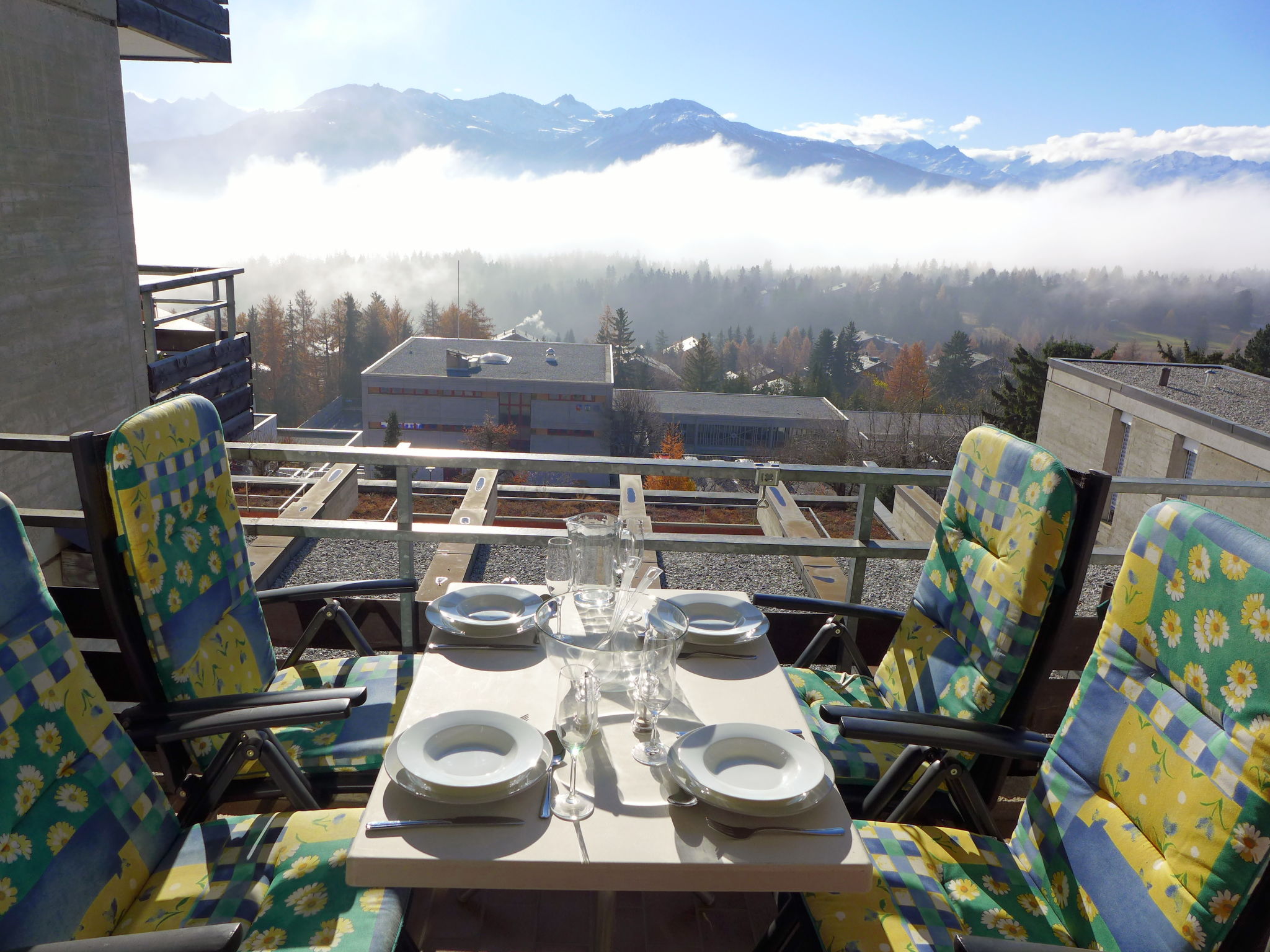 Photo 2 - Appartement de 1 chambre à Crans-Montana avec piscine et vues sur la montagne