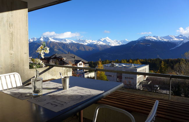 Apartamento de 1 quarto em Crans-Montana com piscina e sauna - Foto 42