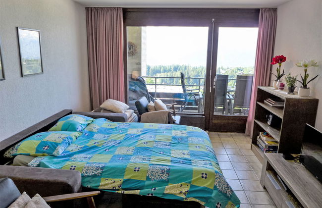 Apartamento de 2 quartos em Crans-Montana com piscina e sauna - Foto 14