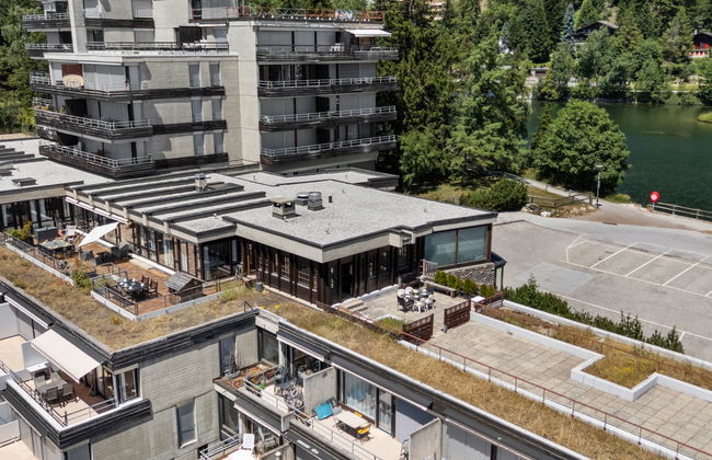 Apartamento de 2 quartos em Crans-Montana com piscina e sauna - Foto 46