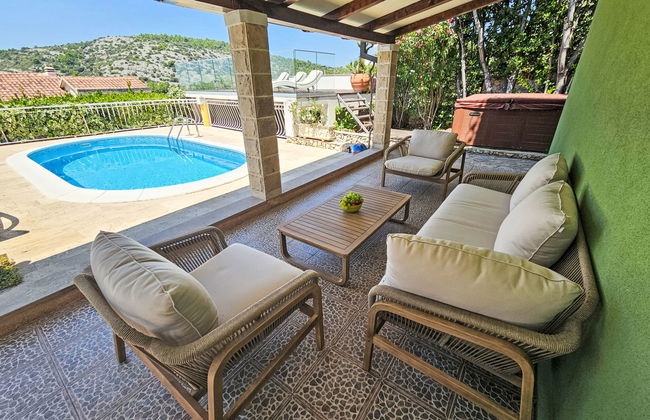 Casa de 4 quartos em Rogoznica com piscina privada e jardim - Foto 33