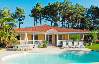 Foto 2 - Casa de 2 habitaciones en Lacanau con piscina privada y vistas al mar
