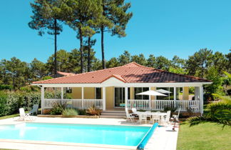 Foto 1 - Casa de 2 quartos em Lacanau com piscina privada e terraço