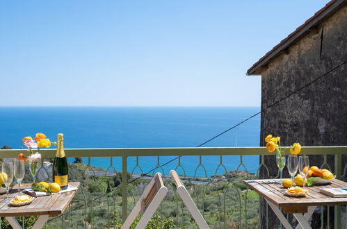 Foto 1 - Casa con 3 camere da letto a Cipressa con terrazza e vista mare