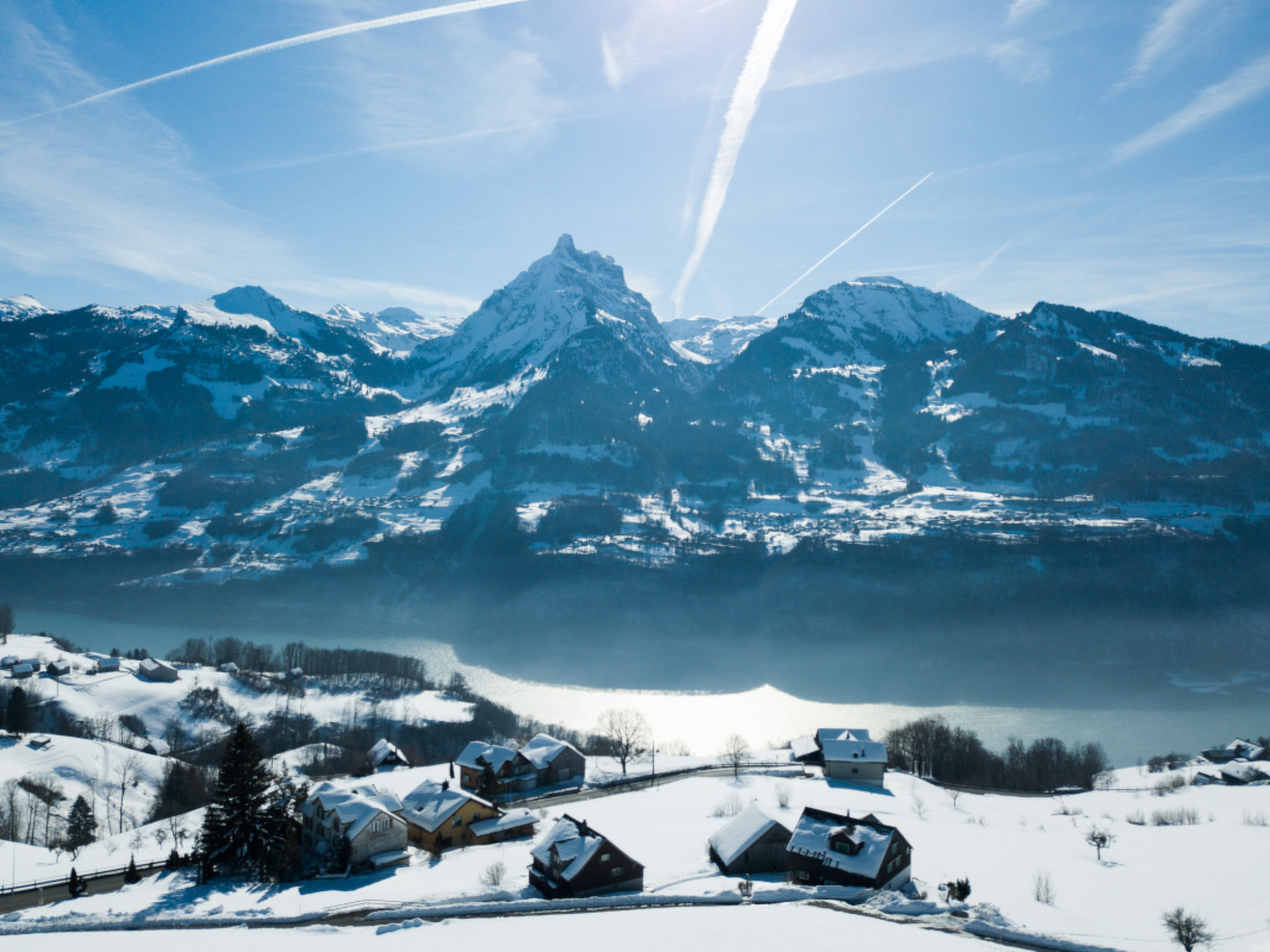 Foto 6 - Appartamento con 1 camera da letto a Amden con vista sulle montagne