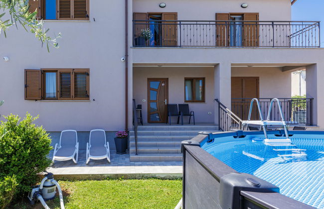 Apartamento de 3 quartos em Ližnjan com piscina privada e jardim - Foto 14