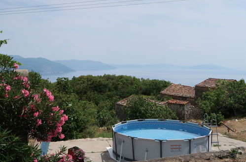 Foto 1 - Apartamento de 2 habitaciones en Kršan con piscina privada y vistas al mar