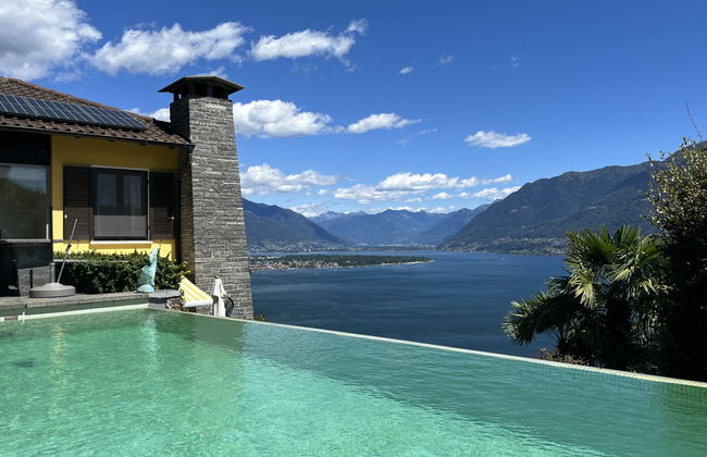 Casa de 3 quartos em Ronco sopra Ascona com piscina privada e jardim - Foto 50