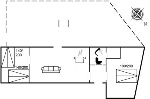 Foto 20 - Appartamento con 2 camere da letto a Skagen con terrazza