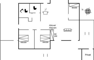 Foto 2 - Casa de 3 quartos em Løkken com terraço