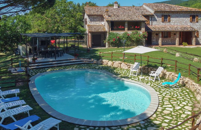 Casa de 5 quartos em Massa Martana com piscina privada e jardim - Foto 39