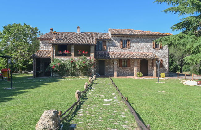 Casa de 5 quartos em Massa Martana com piscina privada e jardim - Foto 34