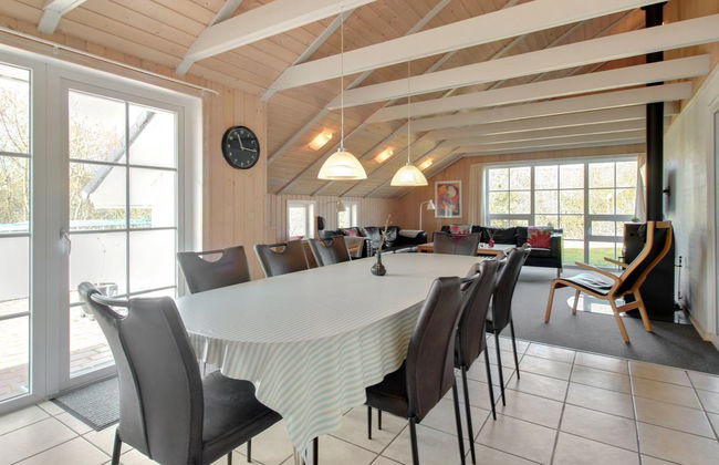 Casa de 4 quartos em Hemmet com piscina privada e terraço - Foto 33