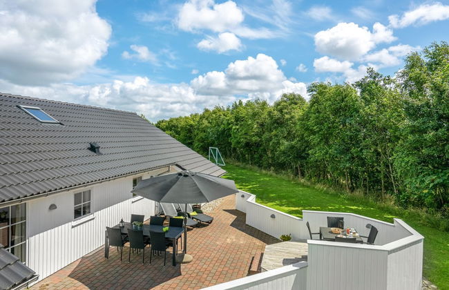 Casa de 4 quartos em Hemmet com piscina privada e terraço - Foto 11